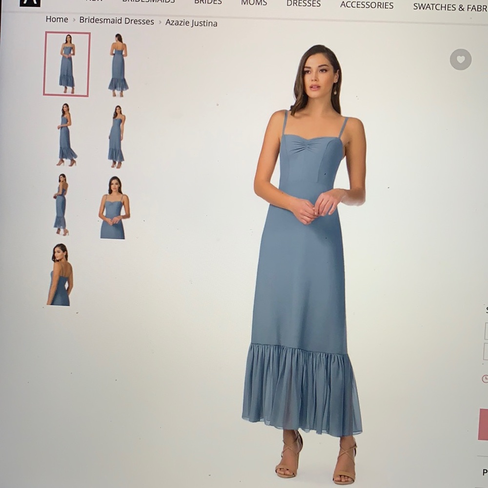 Azazie Justina Bridesmaid Dress in Twilight